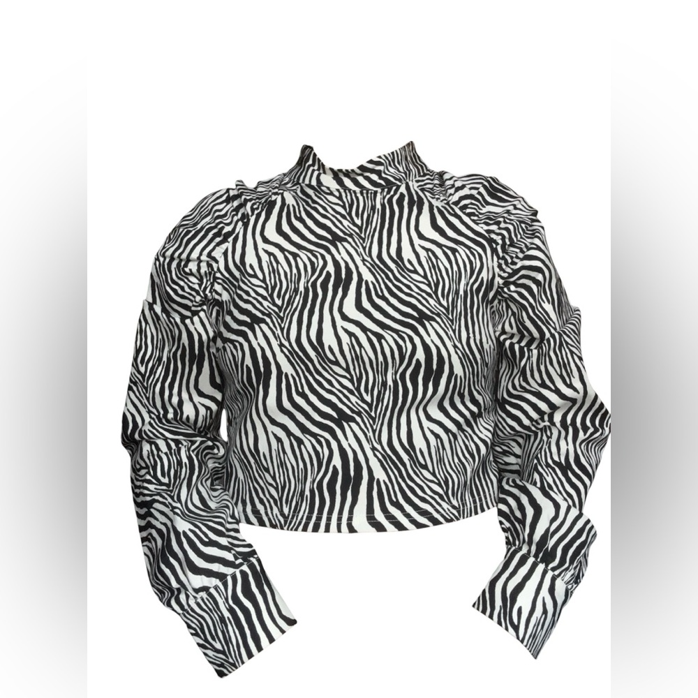 Zebra Print Women's Top